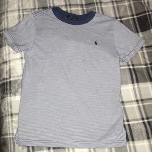 Boys stripe polo shirt sleeve